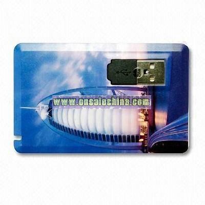 Card-shaped Promotional USB Flash Drive