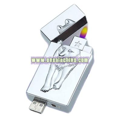 Lighter With Flash Disk
