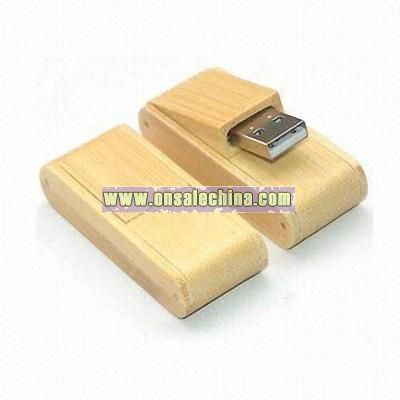 Foldable Wooden USB Memory Stick