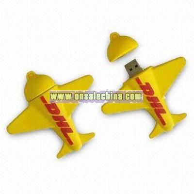 Silicone Plane-shaped Bootable USB Flash Drive