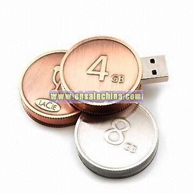 Coin Shape Mini Memory Stick