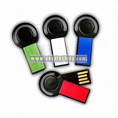 Mini Lightweight USB Flash Drive with Rolling Design