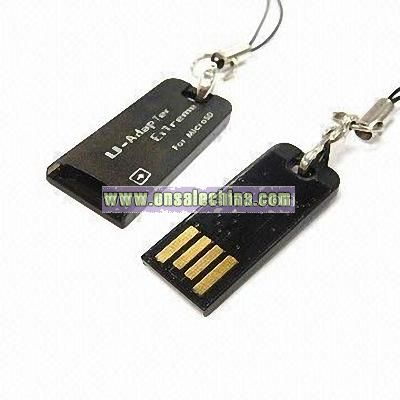 USB Drive Supports Micro SD Card Reader