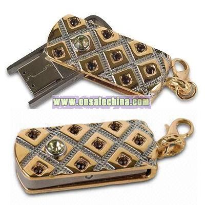 Jeweller USB Flash Drive with Diamonds