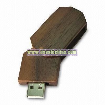 Rotate Wooden USB Memory Stick
