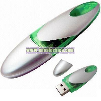 Plastic USB Flash Memory Stick