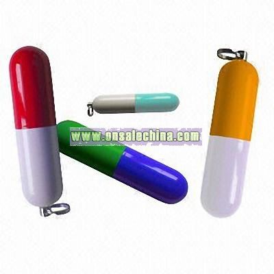Plastic Pill USB Flash Stick