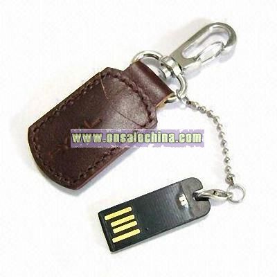 Mini Leather USB Flash Drive