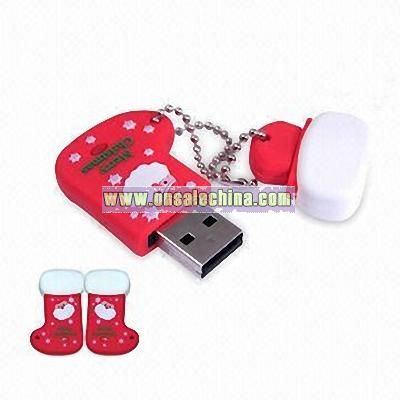 Christmas Sock Designed USB Flash Drive