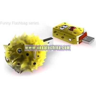 Funny Leather Flash Memory Drives