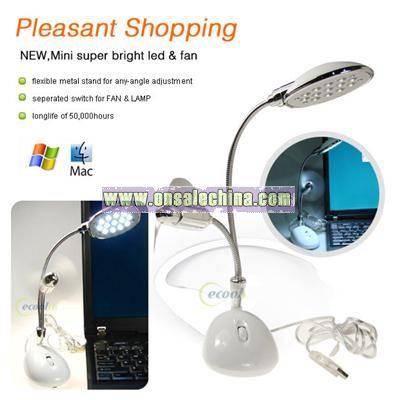 Gadget USB Fan + Light