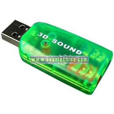 USB Sound Card with Virtual 7.1CH