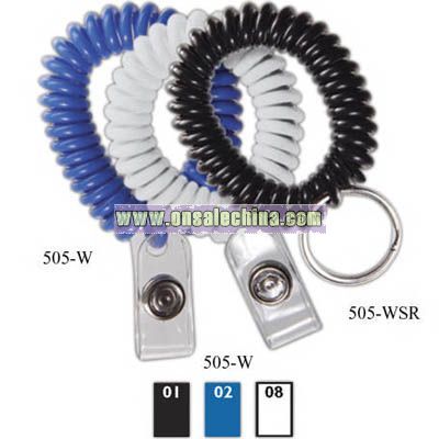 Wrist coil with split ring