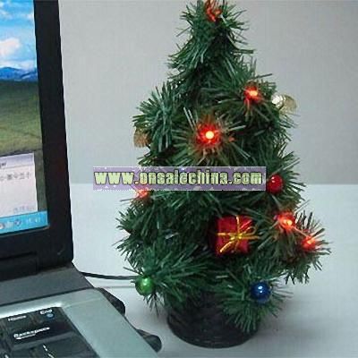 USB Xmas Tree with LED Light