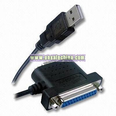 USB to Serial and Parallel Cable with Hot-swap and Plug-and-play Functions