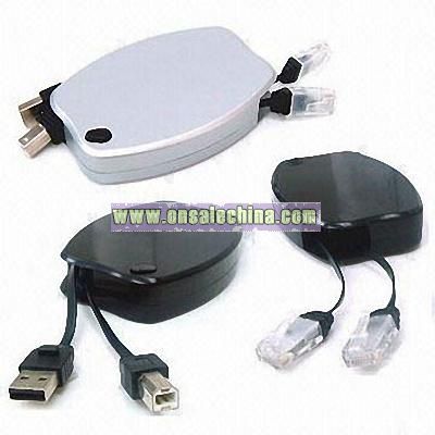 USB /LAN Retractable Cable Cases