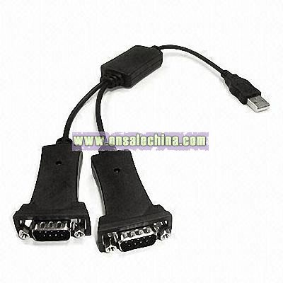 2-port Serial USB 2.0 Cable