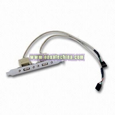 USB Cable with USB A Female or Duban 2.54mm Housing Connector