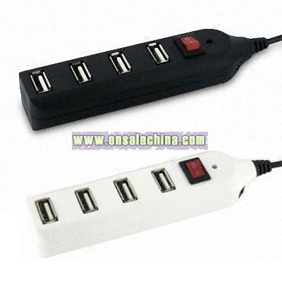 4-port USB Hub with On/Off Button