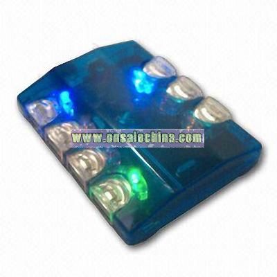 Various Color LED Indicator Light USB HUB