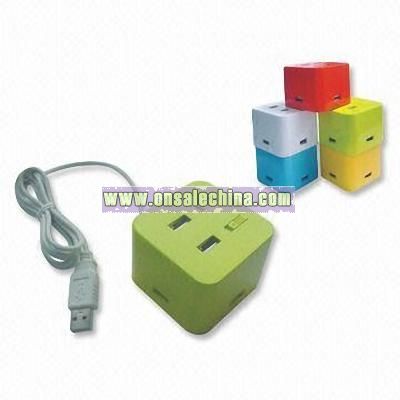USB 2.0 4-port Hub Cube