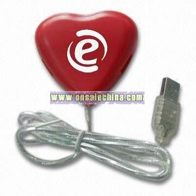 Heart-shaped USB HUB