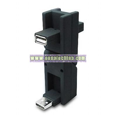 4-port Folded USB HUB