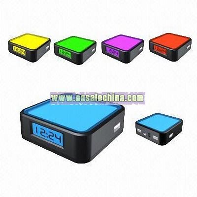 Colorful Clock Display USB HUB