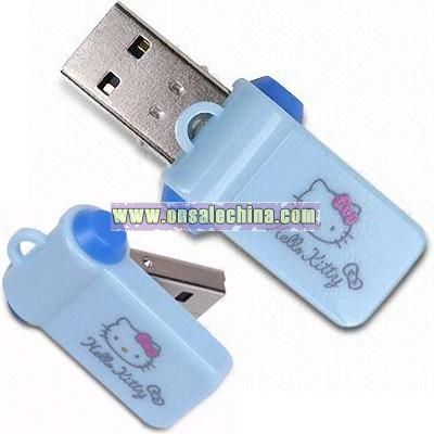 Automatic Retractable Cable Hello Kitty USB HUB