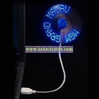 USB Fan with Customer Flash Logo