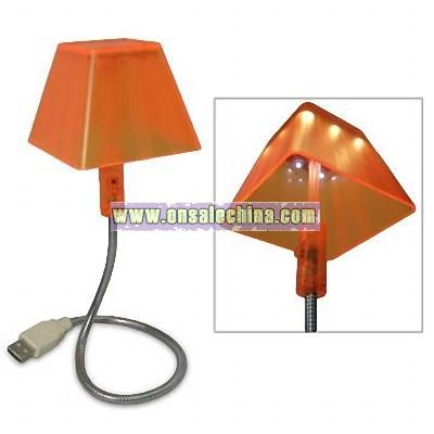 USB LED Lamp with Flexible Metal Neck