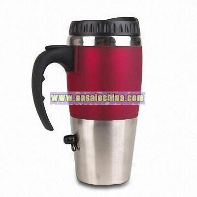 Electronic Travel Cup Warmer with USB Charger