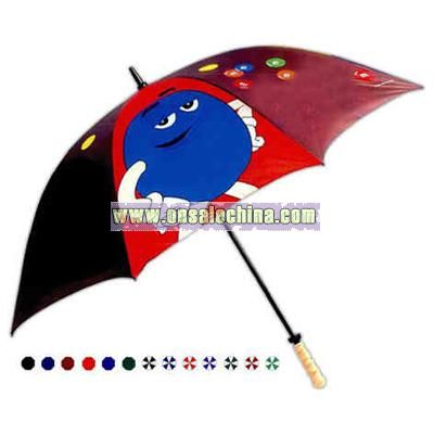 Fiberglass construction golf umbrella
