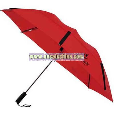 Two-fold windproof auto umbrella