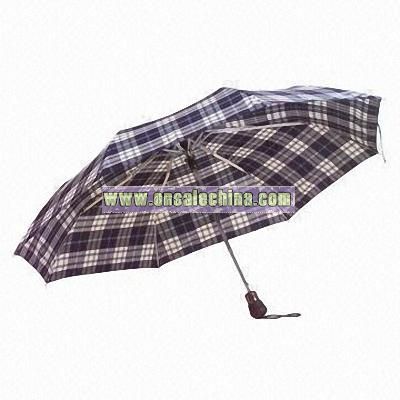 Three-section Umbrella with Auto Open Function
