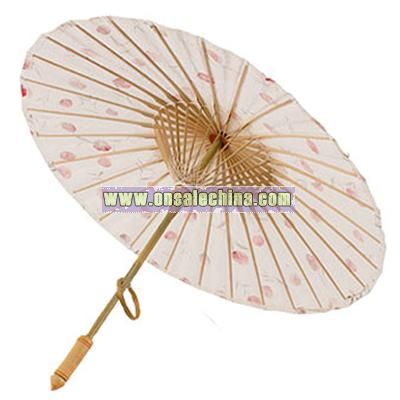 Flower Covered Paper Parasol