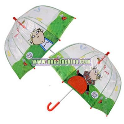 Charlie and Lola Childs Dome Umbrella