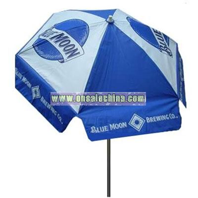 Vinyl Blue Moon Beer Umbrella