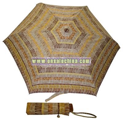 Compact Ultralite Ethnic Stripe Umbrella