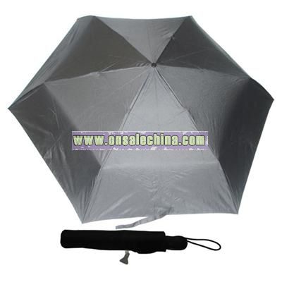 Compact Superslim Auto Open/Close Black Umbrella