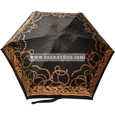 Compact Automatic Open & CloseBaraoque Scarf Umbrella
