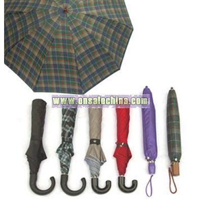 Folded umbrella