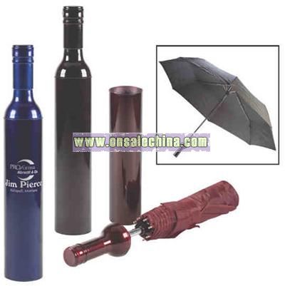 Umbrella in bottle