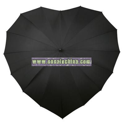 Heart Umbrella (Black)