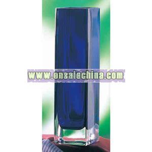 Cobalt glass vase