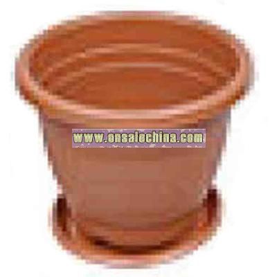 Plastic potting vase