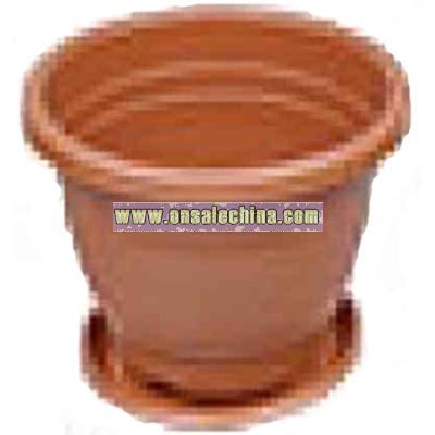 Plastic potting vase