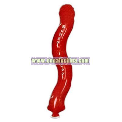 Pair of wiggle shaped inflatable thunder sticks