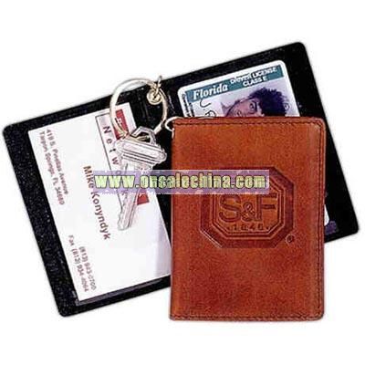 ID wallet with key ring