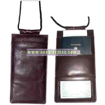 Neck wallet / passport and boarding pass